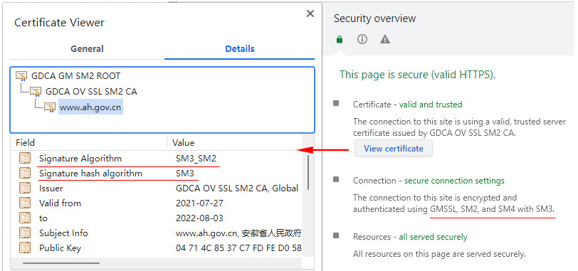 Popularize the application of SM2 SSL certificate