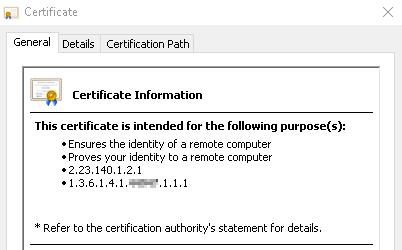 Re-recognize SSL certificate