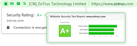 Enhanced display the https padlock