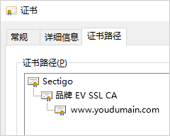 您的品牌EV SSL CA