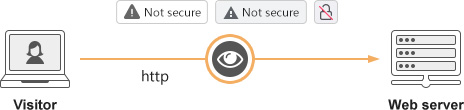 About the ZT Browser UI displaying Not secure