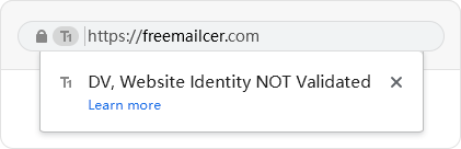 Website trusted identity