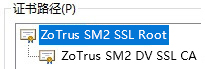 SM2 DV SSL证书链