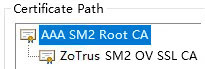 SM2 SSL certificate chain