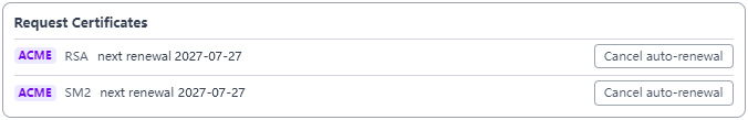 ZTmail Certificates Configured